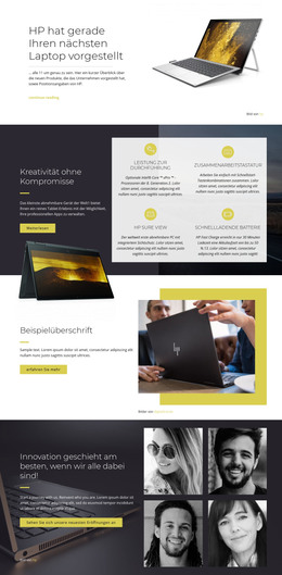 Beste Computertechnologie - HTML- Und CSS-Vorlage