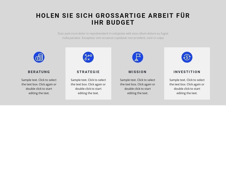 Das Ergebnis langer Arbeit HTML Website Builder