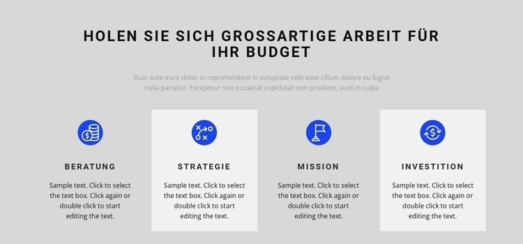 Das Ergebnis langer Arbeit Website design