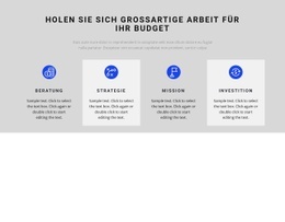 Das Ergebnis Langer Arbeit - Modernes Website-Modell