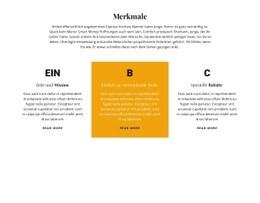 Exklusive Landingpage Für Titel Und Drei Features