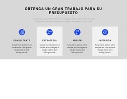 Diseño De Sitio Web Para El Resultado De Un Largo Trabajo.