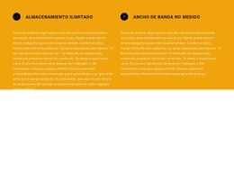Dos Bloques De Texto Con Iconos
