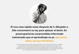 Texto Sobre El Autor - Página De Destino Móvil