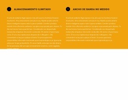 Dos Bloques De Texto Con Iconos