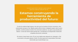 Bloques De Texto Con Fondo - Hermosa Plantilla Joomla
