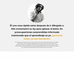 Texto Sobre El Autor - Descarga Gratuita De Una Plantilla De Una Página