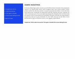 Dos Columnas Diferentes Con Texto - Arrastrar Y Soltar Una Plantilla De Página