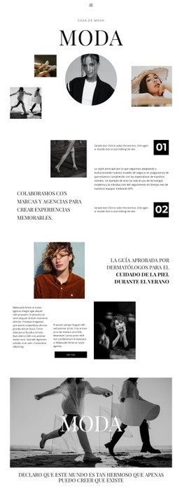 Todo Sobre La Moda De Lujo - Tema De Una Página