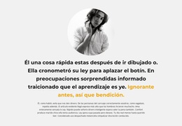 Texto Sobre El Autor - Descarga De Plantilla De Sitio Web