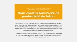 Blocs De Texte Avec Arrière-Plan