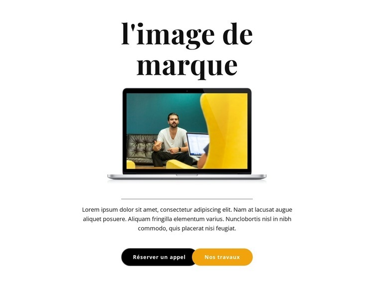 Spécialiste de l'image de marque Créateur de site Web HTML