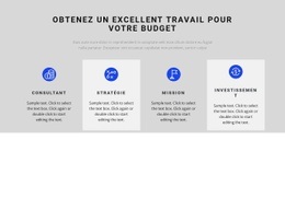 Le Résultat D'Un Long Travail - Maquette De Site Web Moderne