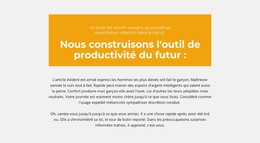 Blocs De Texte Avec Arrière-Plan