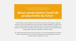 Blocs De Texte Avec Arrière-Plan Constructeur Joomla