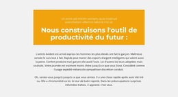 Logiciel De Maquette Intelligente Pour Blocs De Texte Avec Arrière-Plan