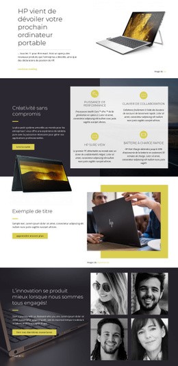 Superbe Page De Destination Pour Meilleure Technologie Informatique