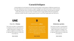 Téléchargez Le Thème WordPress Pour Titre Et Trois Fonctionnalités