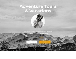 Start Your Adventure - Custom Html Code