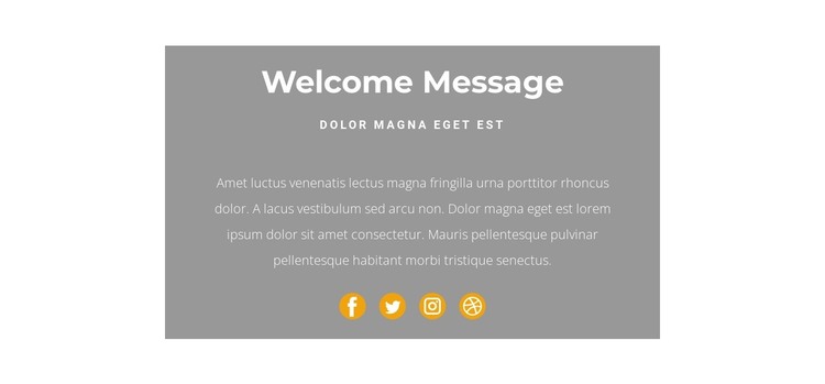 This is a greeting HTML Template
