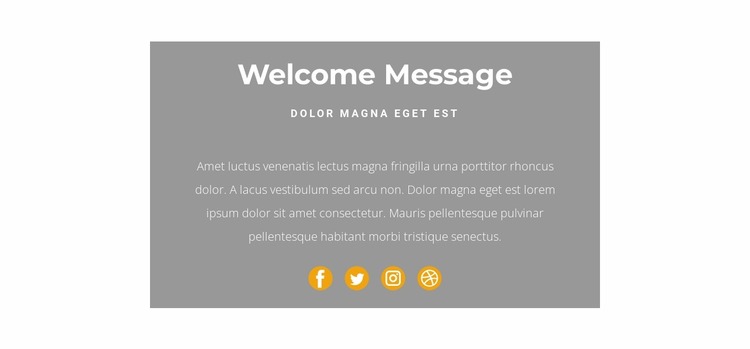 This is a greeting Html Website Builder