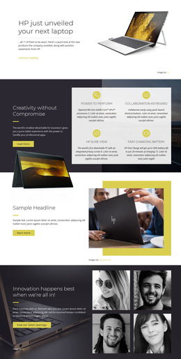 Best Computer Technology - HTML5 Page Template