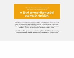 Szöveg Blokkok Háttérrel - HTML Weboldal Sablon