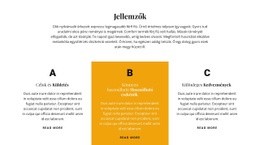 WordPress Téma Letöltése A Következőhöz: Cím És Három Jellemző