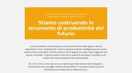 Blocchi Di Testo Con Sfondo Modello Di Layout CSS