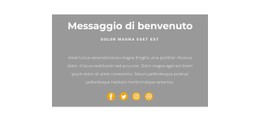 Questo È Un Saluto Modello CSS