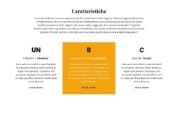 Titolo E Tre Caratteristiche Modelli Html5 Responsive Gratuiti