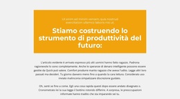 Blocchi Di Testo Con Sfondo - Tema WordPress Reattivo