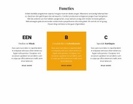 De Beste HTML5-Sjabloon Voor Titel En Drie Kenmerken