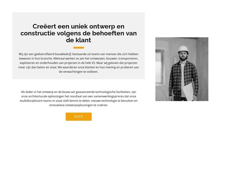 Dit is onze meester HTML5-sjabloon