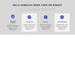 Het Resultaat Van Lang Werk - Modern Websitemodel