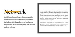 Platformsjabloon Lanceren Voor Mooie Tekst