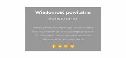 To Jest Powitanie - Piękna Makieta Strony Internetowej