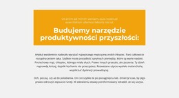 Bloki Tekstowe Z Tłem - Szablon Strony Internetowej HTML