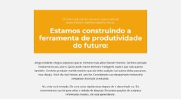 Blocos De Texto Com Fundo Modelo De Layout CSS