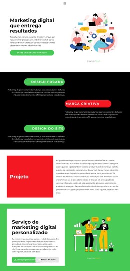 Layout CSS Para Marketing E Desenvolvimento