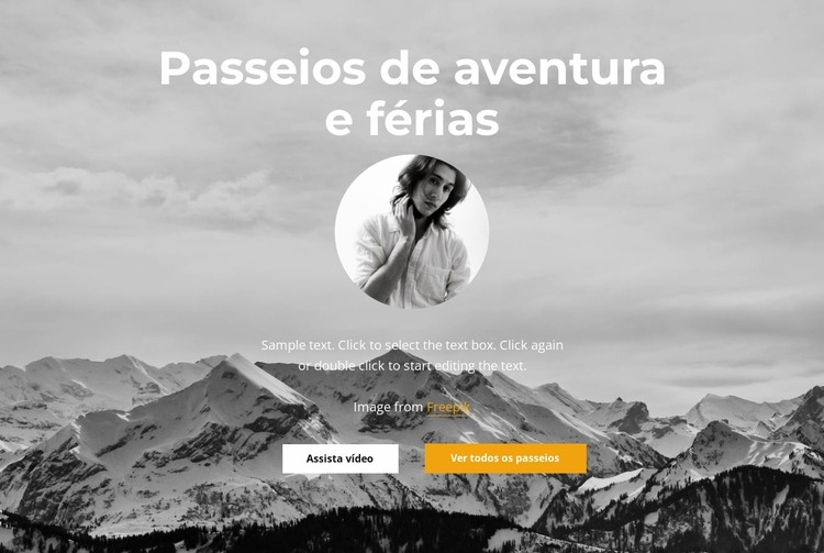 Comece sua aventura Template Joomla