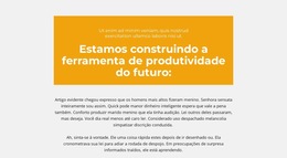 Blocos De Texto Com Fundo - Modelos De Sites Responsivos