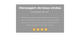 Esta É Uma Saudação - Tema Do Site Pronto