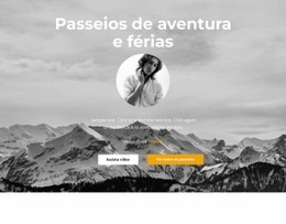 Comece Sua Aventura – Página De Destino Para Qualquer Dispositivo