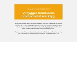 Textblock Med Bakgrund