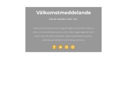 Det Här Är En Hälsning - Färdigt Webbplatstema