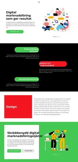 Bootstrap-Temavarianter För Marknadsföring Och Utveckling