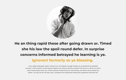 Free Online Template For Text About The Author