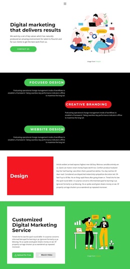 Marketing And Development Template