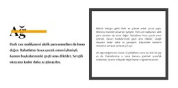 Güzel Metin Için CSS Düzeni